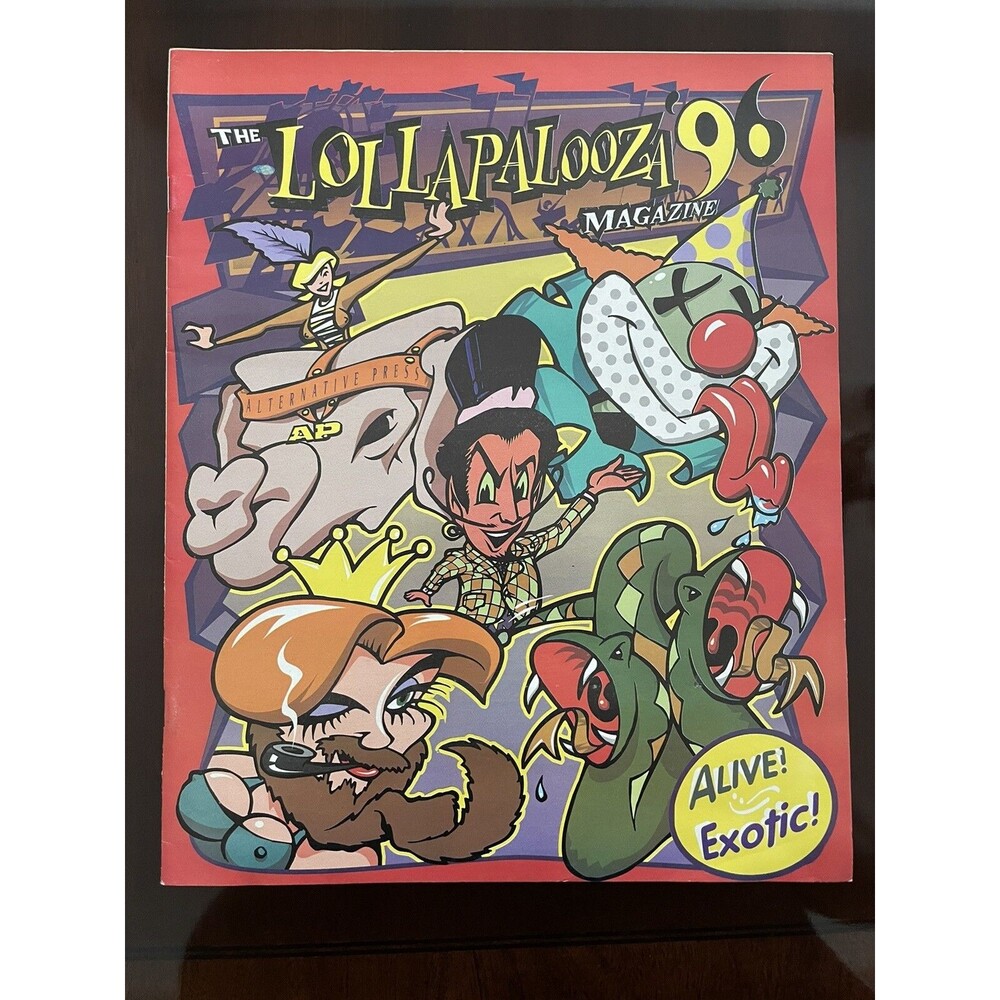 Lollapalooza 1996 Magazine, Metallica Soundgarden Ramones, Rancid Program RARE